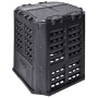 Compostador de jardín negro 68,9x68,9x83,9 cm 360 L de , Compostadores - Ref: Foro24-146275, Precio: 84,31 €, Descuento: %