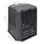 Compostador de jardín negro 68,9x68,9x83,9 cm 360 L de , Compostadores - Ref: Foro24-146275, Precio: 76,01 €, Descuento: %