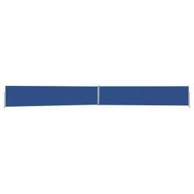Retractable side awning for blue patio 170x1200 cm by vidaXL, Umbrellas - Ref: Foro24-313397, Price: 154,60 €, Discount: %