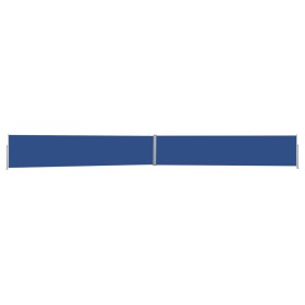 Toldo lateral retráctil para patio azul 170x1200 cm de vidaXL, Sombrillas - Ref: Foro24-313397, Precio: 157,07 €, Descuento: %