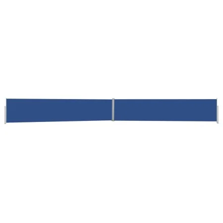 Toldo lateral retráctil para patio azul 170x1200 cm de vidaXL, Sombrillas - Ref: Foro24-313397, Precio: 154,60 €, Descuento: %