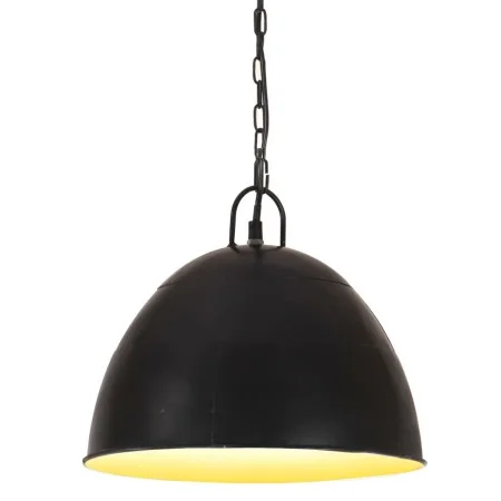 Lámpara colgante vintage redonda 25 W negra 31 cm E27 de , Lámparas - Ref: Foro24-320548, Precio: 48,48 €, Descuento: %