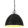 Lámpara colgante vintage redonda 25 W negra 31 cm E27 de , Lámparas - Ref: Foro24-320548, Precio: 48,48 €, Descuento: %