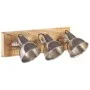 Lámpara de pared industrial madera mango plateado E27 70x23 cm de , Lámparas - Ref: Foro24-320595, Precio: 78,81 €, Descuento: %