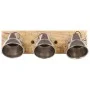 Lámpara de pared industrial madera mango plateado E27 70x23 cm de , Lámparas - Ref: Foro24-320595, Precio: 78,81 €, Descuento: %