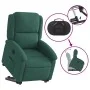 Sillón reclinable elevable terciopelo verde oscuro de , Sillones - Ref: Foro24-3204302, Precio: 273,28 €, Descuento: %