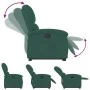 Verstellbarer Aufstehsessel aus dunkelgrünem Samt von , Sessel - Ref: Foro24-3204302, Preis: 290,62 €, Rabatt: %