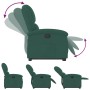Verstellbarer Aufstehsessel aus dunkelgrünem Samt von , Sessel - Ref: Foro24-3204302, Preis: 266,93 €, Rabatt: %