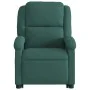 Sillón reclinable elevable terciopelo verde oscuro de , Sillones - Ref: Foro24-3204302, Precio: 273,28 €, Descuento: %