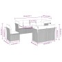 Set de sofás de jardín 8 pzas y cojines ratán sintético gris de , Conjuntos de jardín - Ref: Foro24-3249771, Precio: 572,67 €