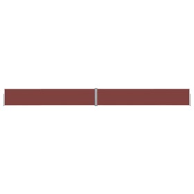 Retractable side awning for brown patio 140x1200 cm by vidaXL, Umbrellas - Ref: Foro24-313390, Price: 113,62 €, Discount: %