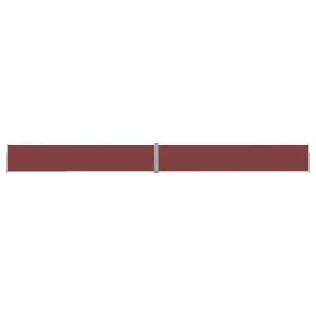 Retractable side awning for brown patio 140x1200 cm by vidaXL, Umbrellas - Ref: Foro24-313390, Price: 83,03 €, Discount: %