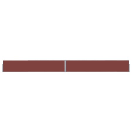 Toldo lateral retráctil para patio marrón 140x1200 cm de vidaXL, Sombrillas - Ref: Foro24-313390, Precio: 113,62 €, Descuento: %