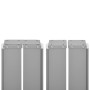 Toldo lateral retráctil para patio marrón 140x1200 cm de vidaXL, Sombrillas - Ref: Foro24-313390, Precio: 113,62 €, Descuento: %