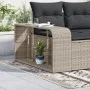Storage shelves 2 units light gray synthetic rattan by , Hangers and shelves - Ref: Foro24-366188, Price: 84,87 €, Discount: %