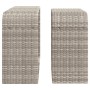 Aufbewahrungsregale 2 Stück aus hellem grauem synthetischem Rattan von , Kleiderbügel und Regale - Ref: Foro24-366188, Preis:...