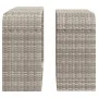Storage shelves 2 units light gray synthetic rattan by , Hangers and shelves - Ref: Foro24-366188, Price: 84,87 €, Discount: %