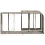 Storage shelves 2 units light gray synthetic rattan by , Hangers and shelves - Ref: Foro24-366188, Price: 84,87 €, Discount: %