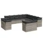 Set sofás de jardín con cojines 13 piezas ratán sintético gris de , Conjuntos de jardín - Ref: Foro24-3250391, Precio: 977,30...