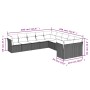 Set of 10-piece garden sofas with light gray synthetic rattan cushions by , Garden sets - Ref: Foro24-3250081, Price: 695,54 ...