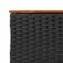 Garden sofa set with 3-piece black synthetic rattan cushions by , Garden sets - Ref: Foro24-365826, Price: 296,35 €, Discount: %