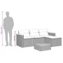 Garden sofa set with 3-piece black synthetic rattan cushions by , Garden sets - Ref: Foro24-365826, Price: 296,35 €, Discount: %