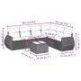 Set de sofás de jardín 7 pzas con cojines ratán PE gris claro by , Garden sets - Ref: Foro24-3253759, Price: 495,76 €, Discou...