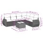 Set de sofás de jardín 7 pzas con cojines ratán PE gris claro by , Garden sets - Ref: Foro24-3253759, Price: 478,89 €, Discou...