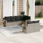 Set de sofás de jardín 7 pzas con cojines ratán PE gris claro by , Garden sets - Ref: Foro24-3252749, Price: 521,00 €, Discou...