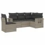 Set de sofás jardín y cojines 5 pzas ratán sintético gris claro de , Conjuntos de jardín - Ref: Foro24-3220171, Precio: 363,0...