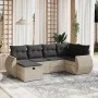 Set de sofás de jardín 6 pzas y cojines ratán sintético gris de , Conjuntos de jardín - Ref: Foro24-3264108, Precio: 432,83 €...