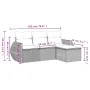 Garden sofa set 4 pieces with gray synthetic rattan cushions by , Garden sets - Ref: Foro24-3221271, Price: 289,34 €, Discoun...