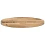 Solid mango wood round table top, rough texture Ø 60x1.5 cm by , Table tops - Ref: Foro24-370006, Price: 45,71 €, Discount: %
