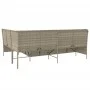 Sofá de jardín en forma de L con cojines ratán PE gris claro de , Sofás de exterior - Ref: Foro24-369005, Precio: 360,96 €, D...