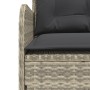 Gartensofa in L-Form mit Kissen aus hellem grauem PE-Rattan. von , Outdoor-Sofas - Ref: Foro24-369005, Preis: 364,82 €, Rabat...