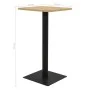 Mesa de bistró color roble 50x50x107 cm by , Kitchen and dining tables - Ref: Foro24-321924, Price: 90,37 €, Discount: %