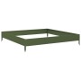 Stahlbeet in Olivgrün 100x100x18,5 cm von , Töpfe und Pflanzgefäße - Ref: Foro24-851013, Preis: 37,20 €, Rabatt: %