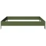 Arriate de acero verde oliva 100x100x18,5 cm by , Pots and planters - Ref: Foro24-851013, Price: 35,90 €, Discount: %