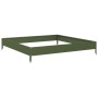 Arriate de acero verde oliva 100x100x18,5 cm de , Maceteros y jardineras - Ref: Foro24-851013, Precio: 38,60 €, Descuento: %