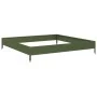 Arriate de acero verde oliva 100x100x18,5 cm by , Pots and planters - Ref: Foro24-851013, Price: 35,90 €, Discount: %