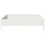 Beet aus weißem Stahl 100x100x26 cm von , Töpfe und Pflanzgefäße - Ref: Foro24-851018, Preis: 40,67 €, Rabatt: %