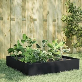 Schwarzes Stahlbeet 100x100x26 cm von , Töpfe und Pflanzgefäße - Ref: Foro24-851024, Preis: 51,99 €, Rabatt: %