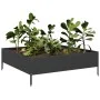 Schwarzes Stahlbeet 100x100x26 cm von , Töpfe und Pflanzgefäße - Ref: Foro24-851024, Preis: 51,99 €, Rabatt: %
