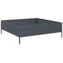 Arriate de acero gris antracita 100x100x33,5 cm by , Pots and planters - Ref: Foro24-851026, Price: 55,91 €, Discount: %