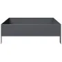 Arriate de acero gris antracita 100x100x33,5 cm by , Pots and planters - Ref: Foro24-851026, Price: 55,91 €, Discount: %