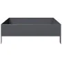 Arriate de acero gris antracita 100x100x33,5 cm by , Pots and planters - Ref: Foro24-851026, Price: 55,91 €, Discount: %