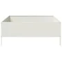Arriate de acero blanco 100x100x25 cm by , Pots and planters - Ref: Foro24-851032, Price: 55,96 €, Discount: %