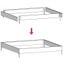 Weißes Stahlbeet 100x100x25 cm von , Töpfe und Pflanzgefäße - Ref: Foro24-851032, Preis: 56,92 €, Rabatt: %