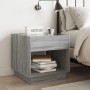 Mesa de centro con Infinity LED gris Sonoma 50x50x50 cm de , Mesitas de noche - Ref: Foro24-3284089, Precio: 85,27 €, Descuen...