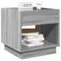 Mesa de centro con Infinity LED gris Sonoma 50x50x50 cm de , Mesitas de noche - Ref: Foro24-3284089, Precio: 85,27 €, Descuen...